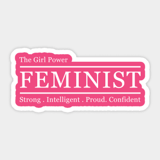 Feminist Girl Power Sticker